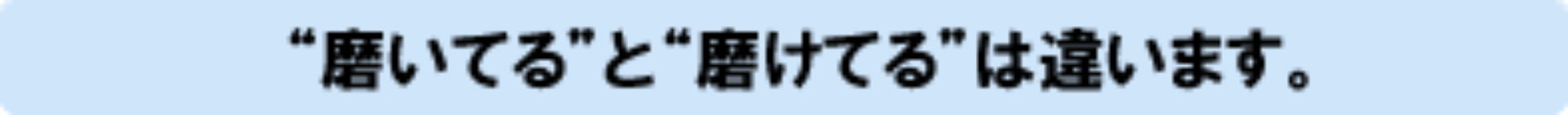 ブラッシングをマスターしよう！